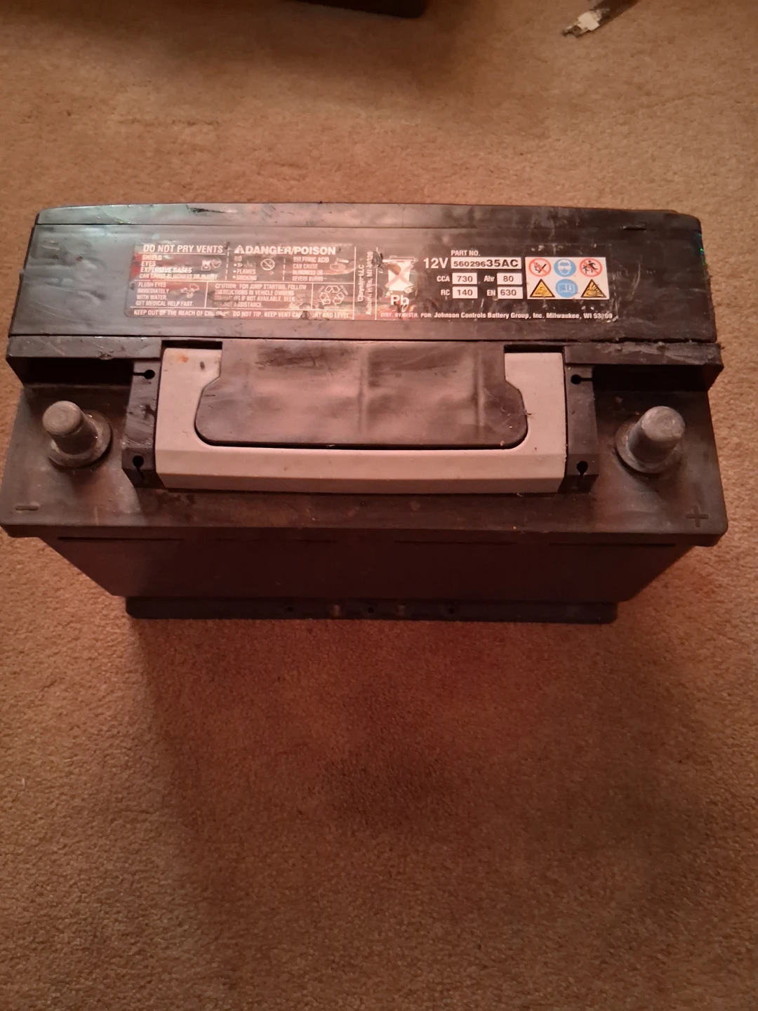 12V Car Battery 56029635AC