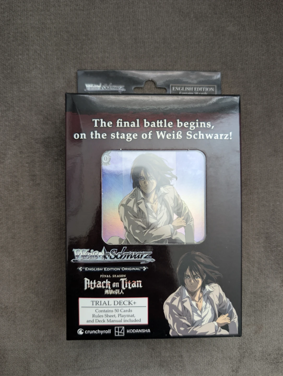Weiss Schwarz Attack on Titan Final Season Trial Deck+