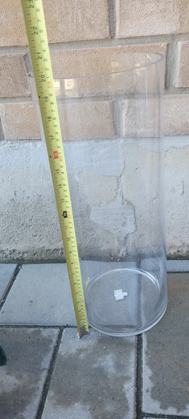 Clear Cylinder Vase