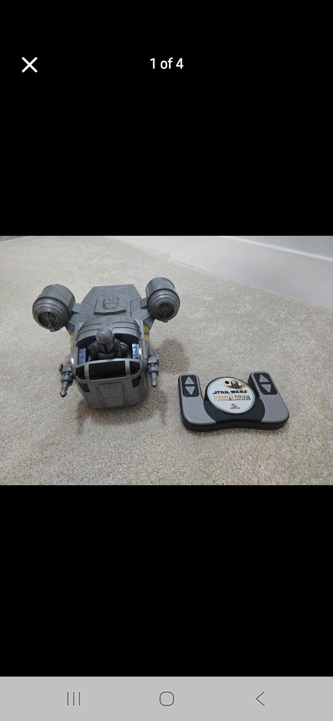 Star Wars The Mandalorian N-1 Starfighter Vehicle with Remote