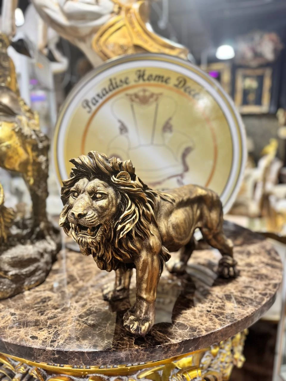 Bronze Lion Statue
