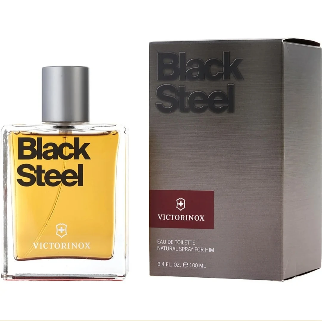 Victorinox Swiss Army Black Steel Men's Fragrance Cologne - photo 2