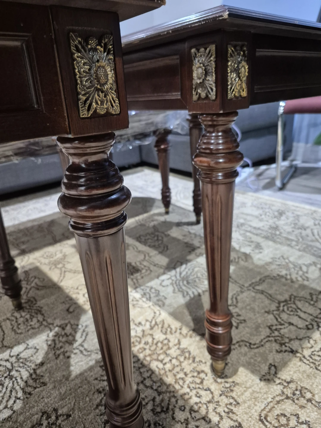 Dark Wood Coffee and End table set - photo 3