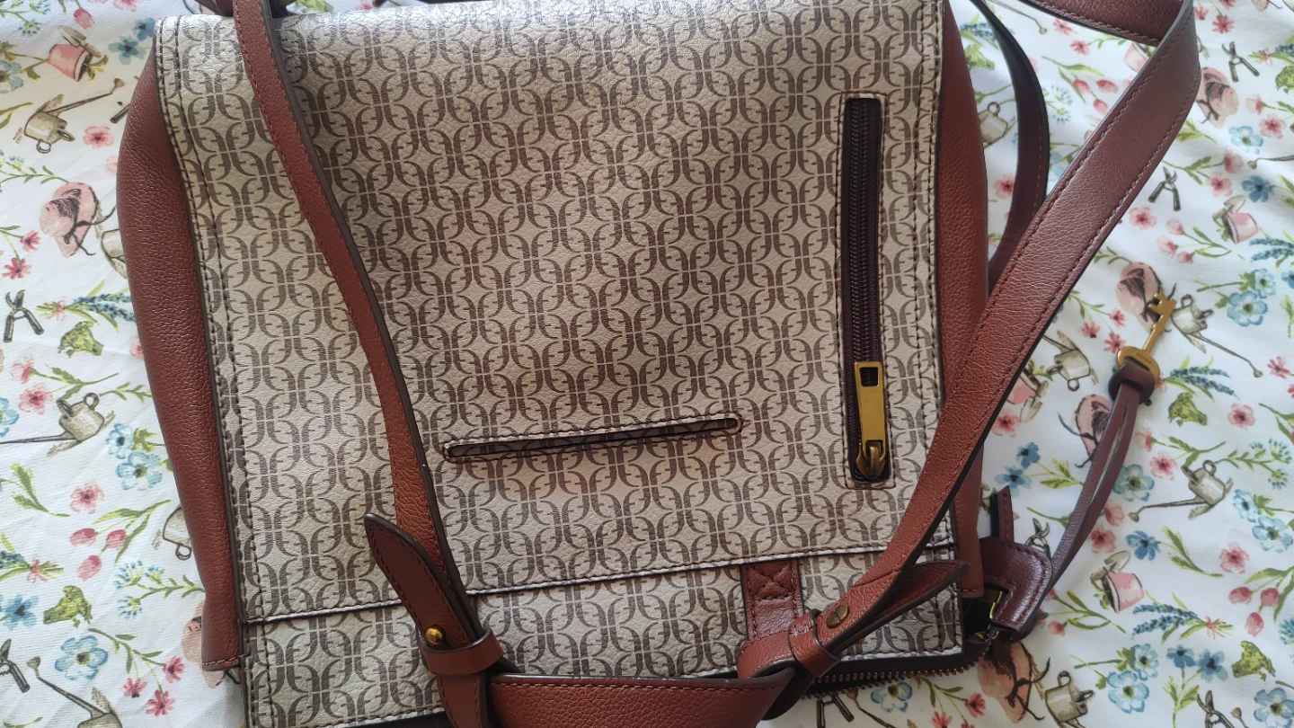 Fossil crossbody bag with floral accents - photo 2