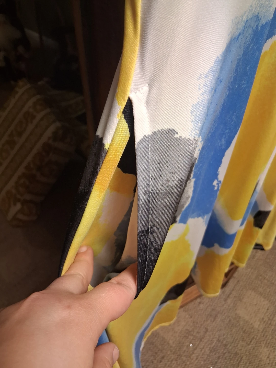 LuLaRoe XL Sleeveless Abstract Print Dress with Pockets - photo 2