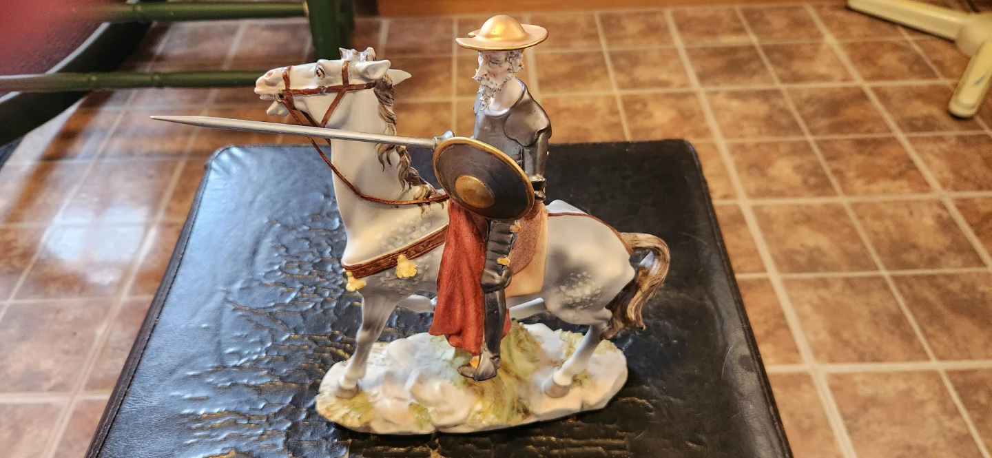 Don Quixote on Horse Figurine