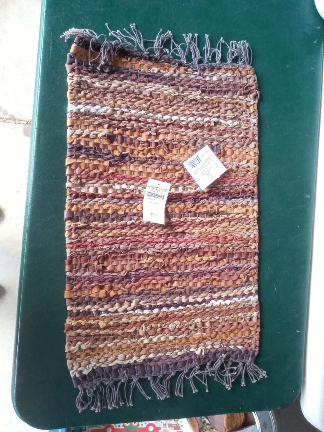 Coldwater Creek Woven Leather Placement