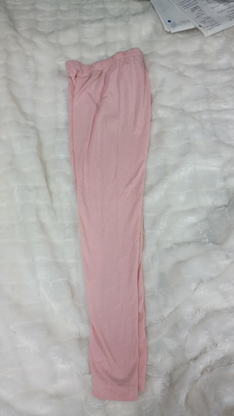 Limited Too Pink Cotton Blend Leggings Size 7 - photo 3