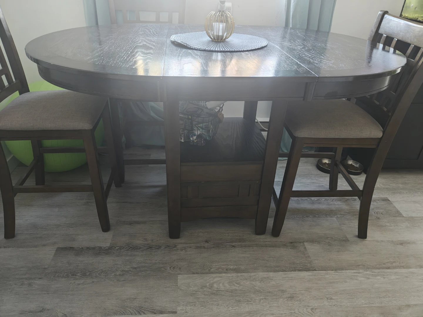 Counter Height Dining Set with 4 Chairs - photo 2