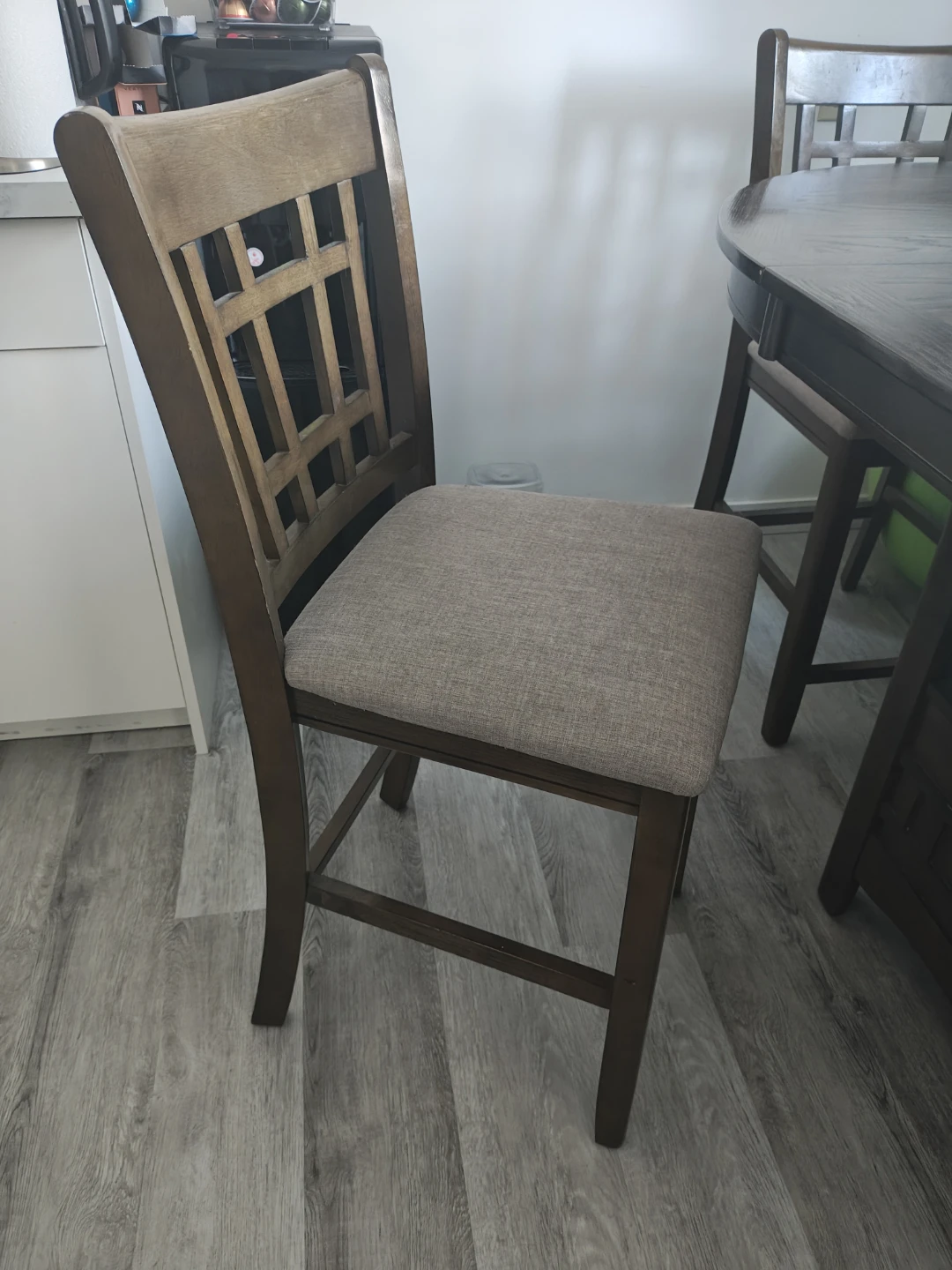 Counter Height Dining Set with 4 Chairs - photo 3