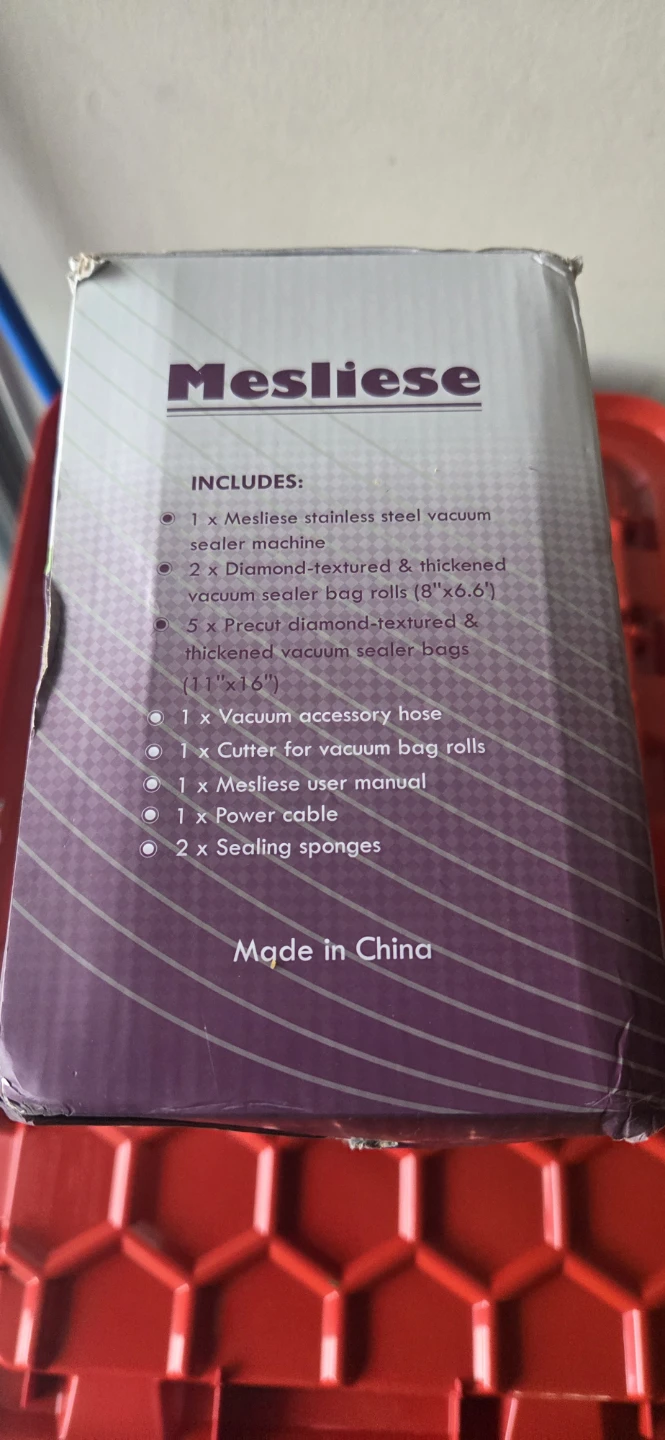Mesliese Vacuum Sealer Machine - Brand New - photo 3