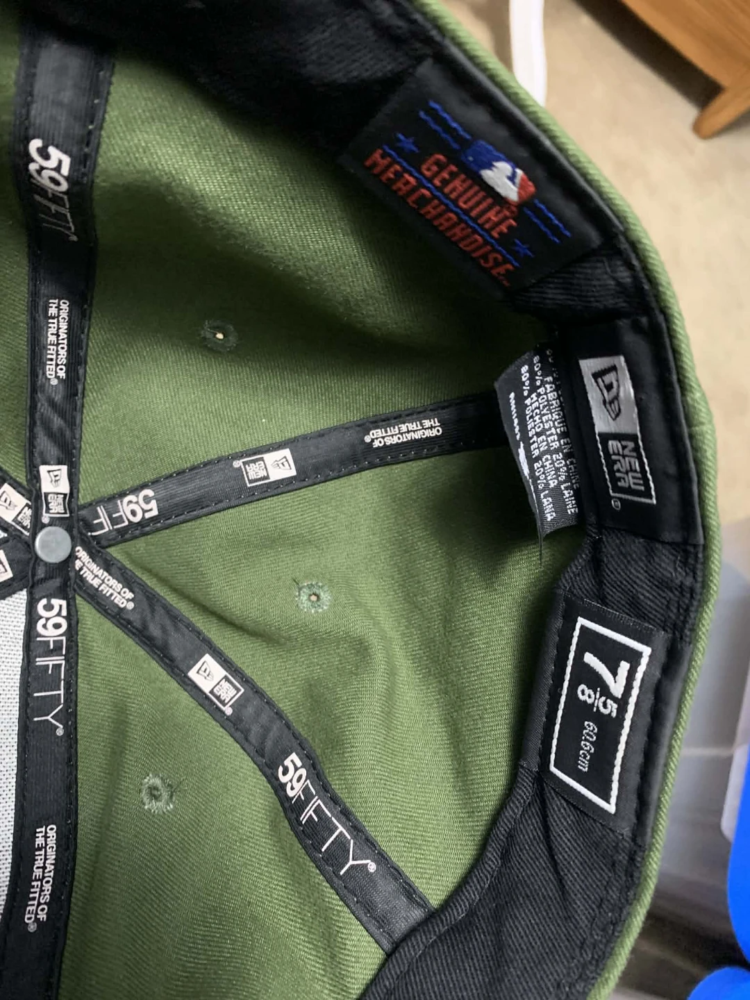 New Era 59FIFTY New York Yankees Hat Size 7 5/8 - photo 4