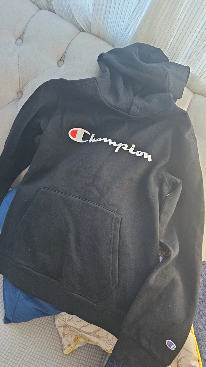 Champion Black Hoodie Size L (14/16) - photo 2