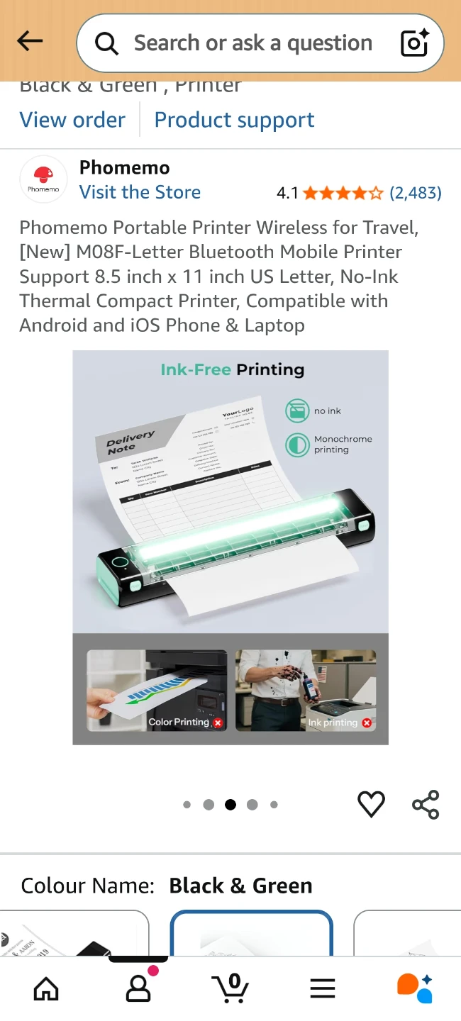 Travel or at home printer - photo 4