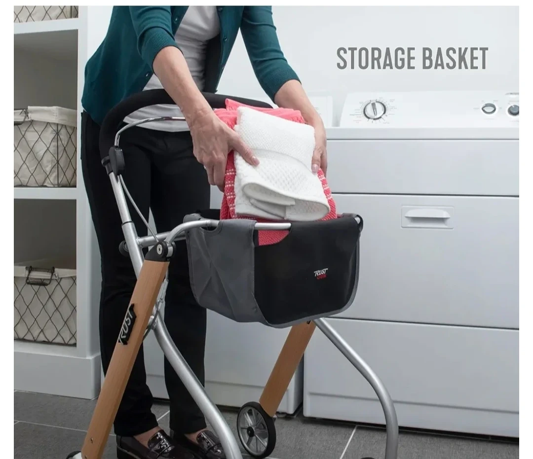 Indoor Rollator Walker with Tray - photo 4