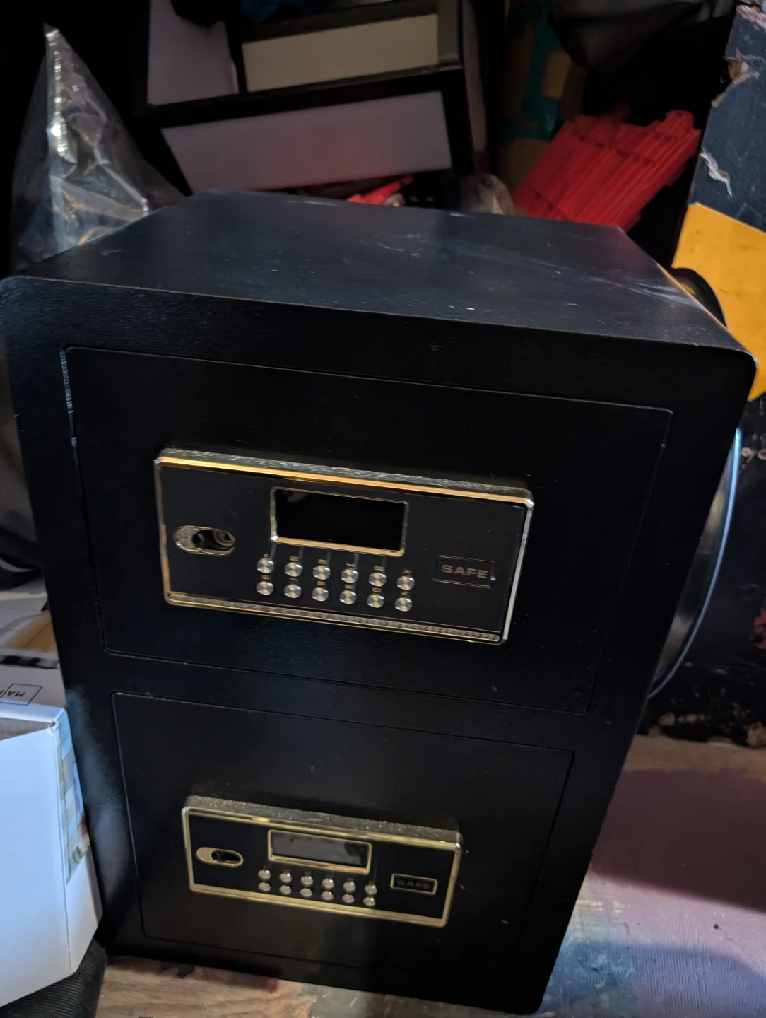 Black 2 compartment Digital Safe - photo 2