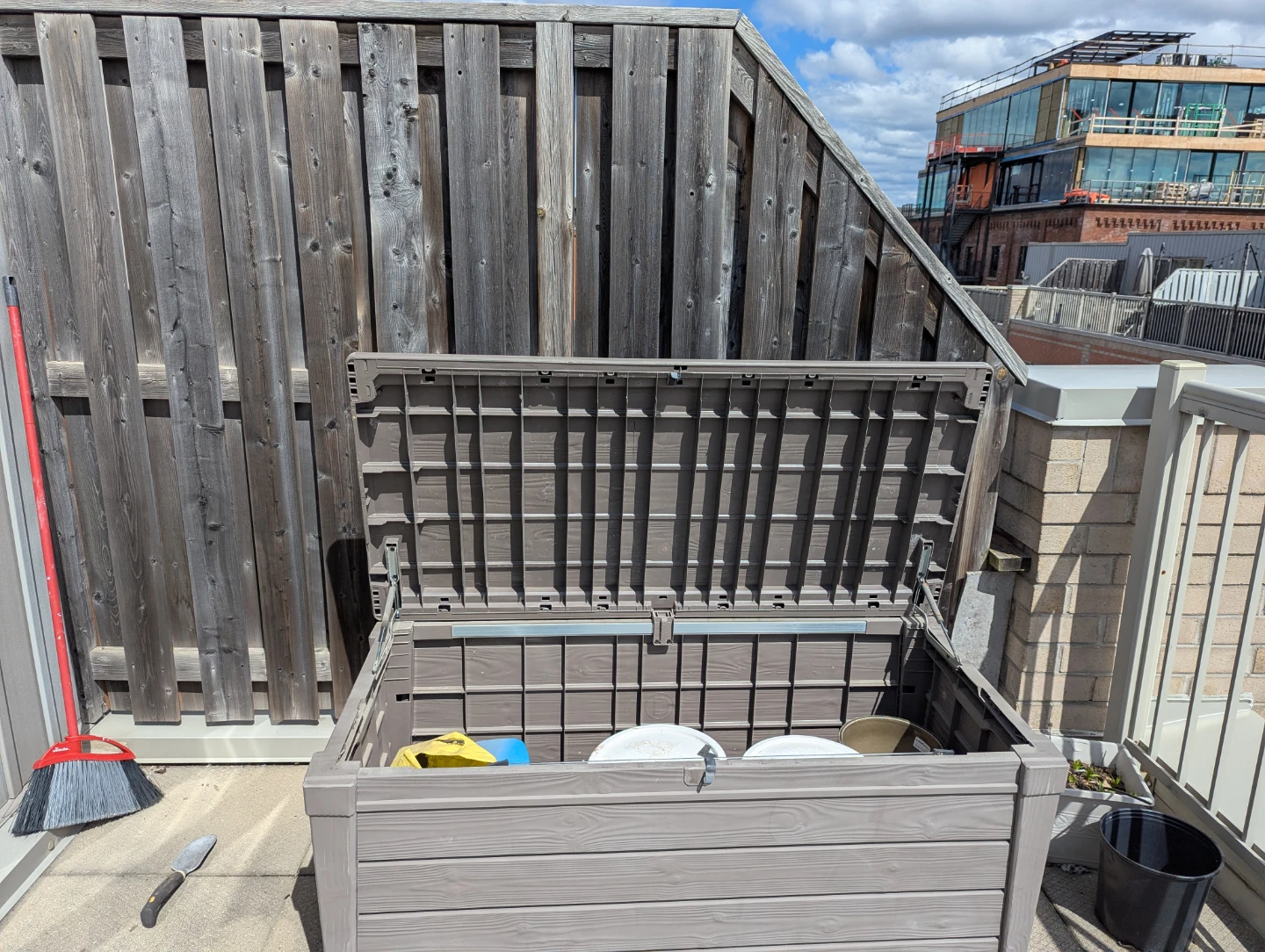 Grey Outdoor Storage Box - photo 3