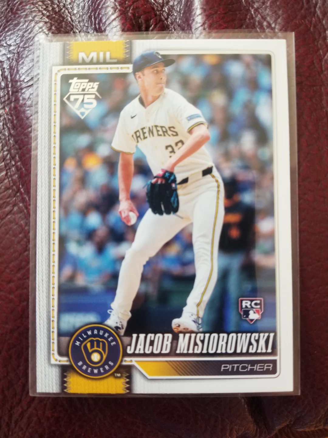 2024 Topps 75th Anniversary Jacob Misiorowski RC Baseball Card