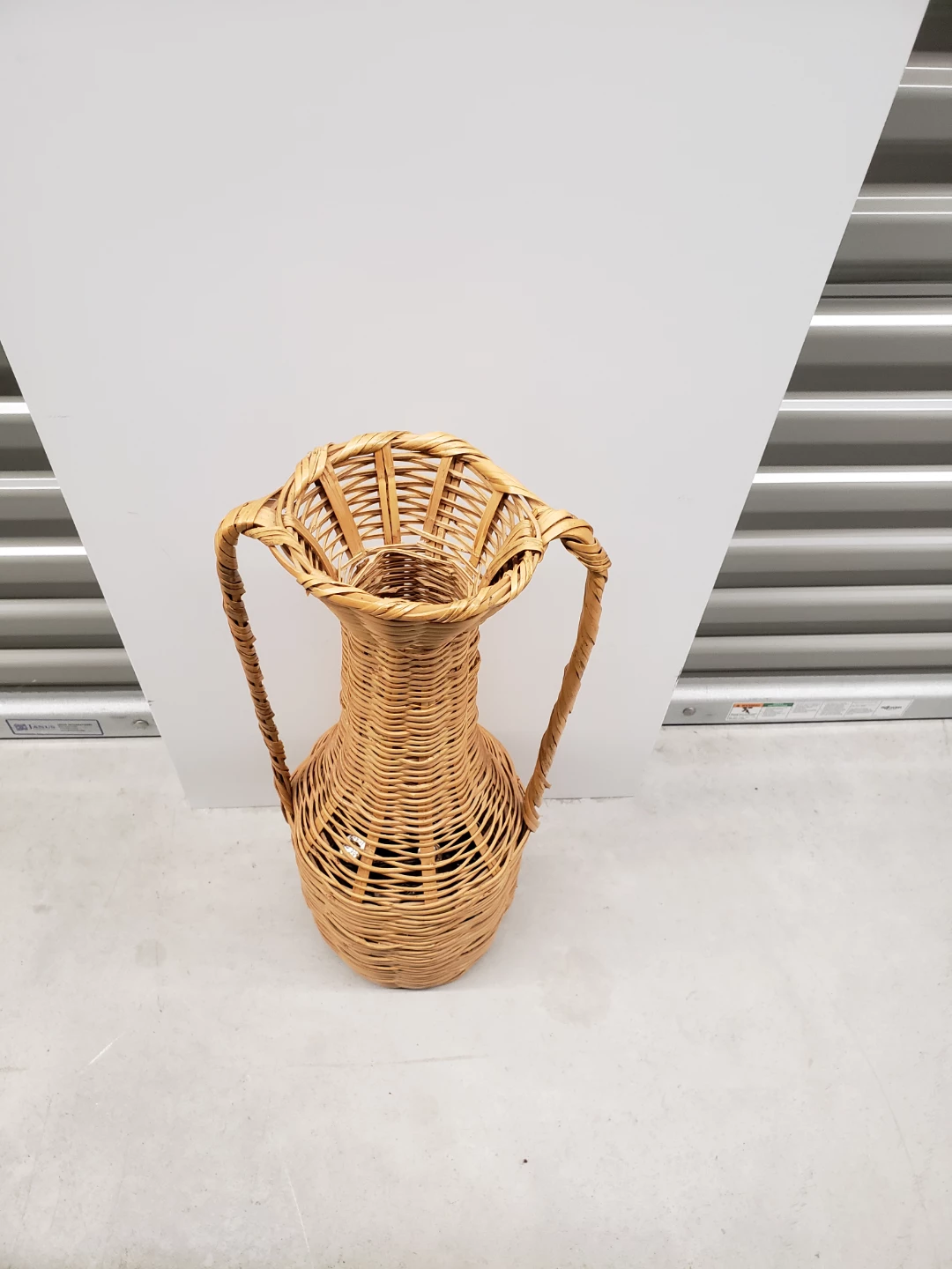 Wicker Vase with Handles - photo 2