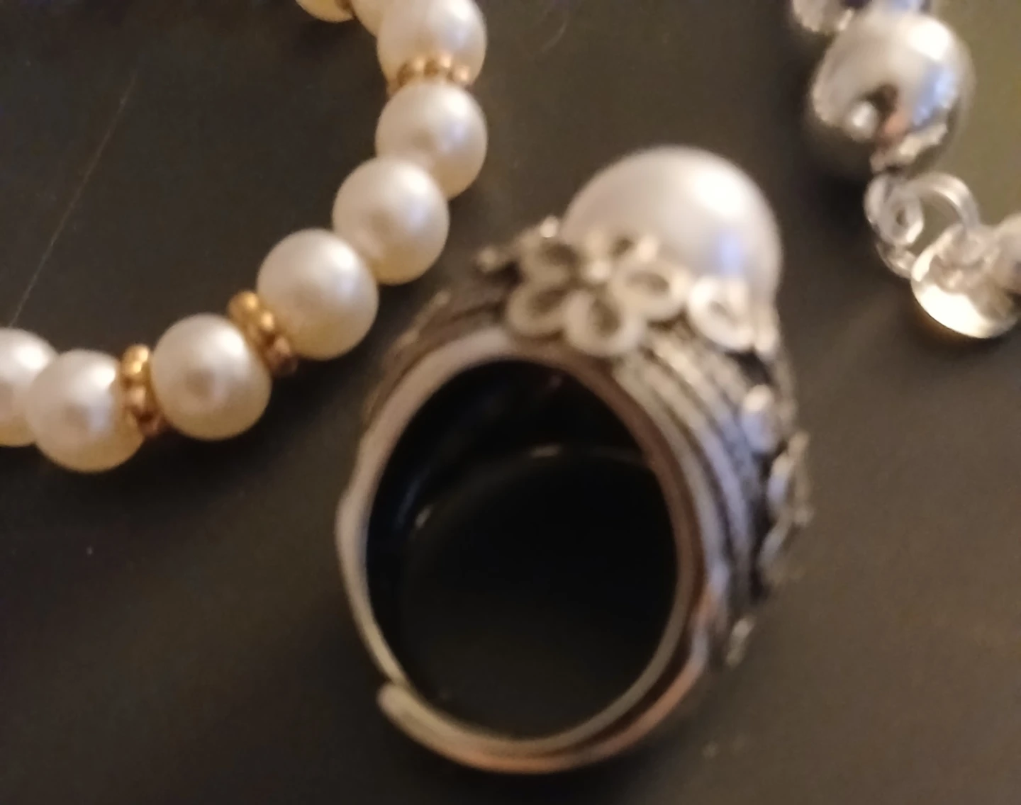 Pearl Ring and Bracelets Set - photo 5