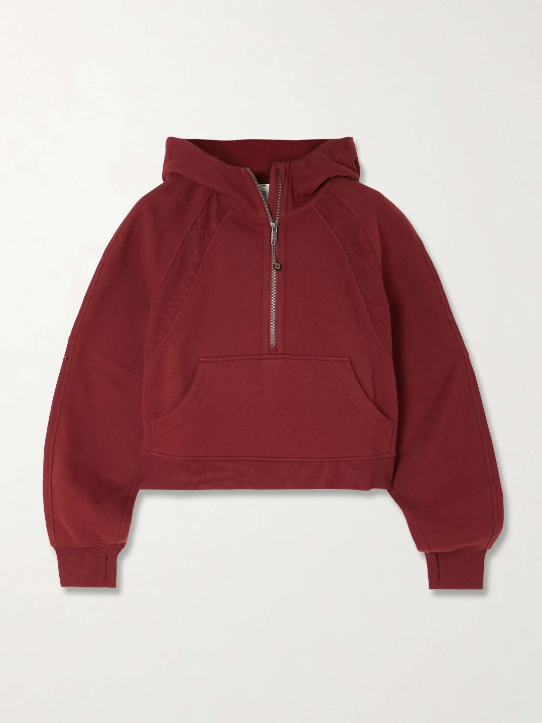 Lululemon Half Zip Hoodie Burgundy - photo 2