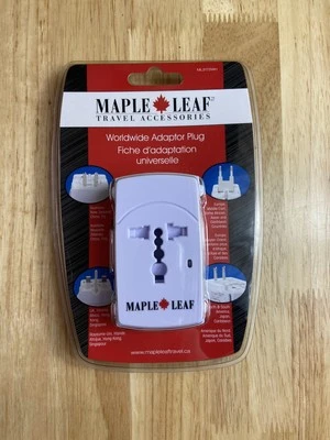 Maple Leaf Worldwide Travel Adapter Plug
