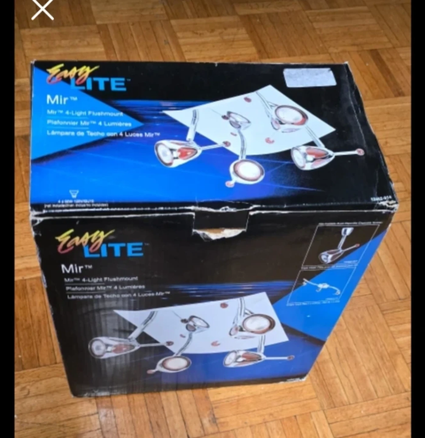 🌱BRAND NEW Easy Lite Mir 4-Light Flushmount Ceiling Light - photo 5