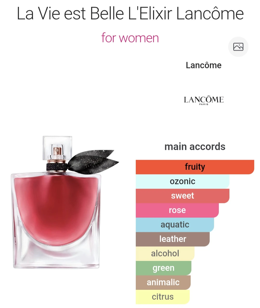 Lancôme La Vie est Belle L'Elixir Eau de Parfum 50mL - photo 2