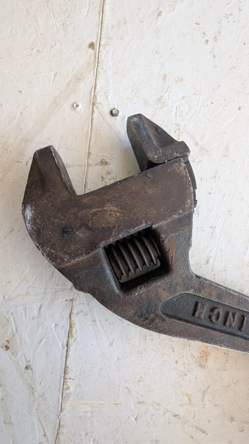 Gray Tools Curved Adjustable Wrench - 14 Inch - photo 3