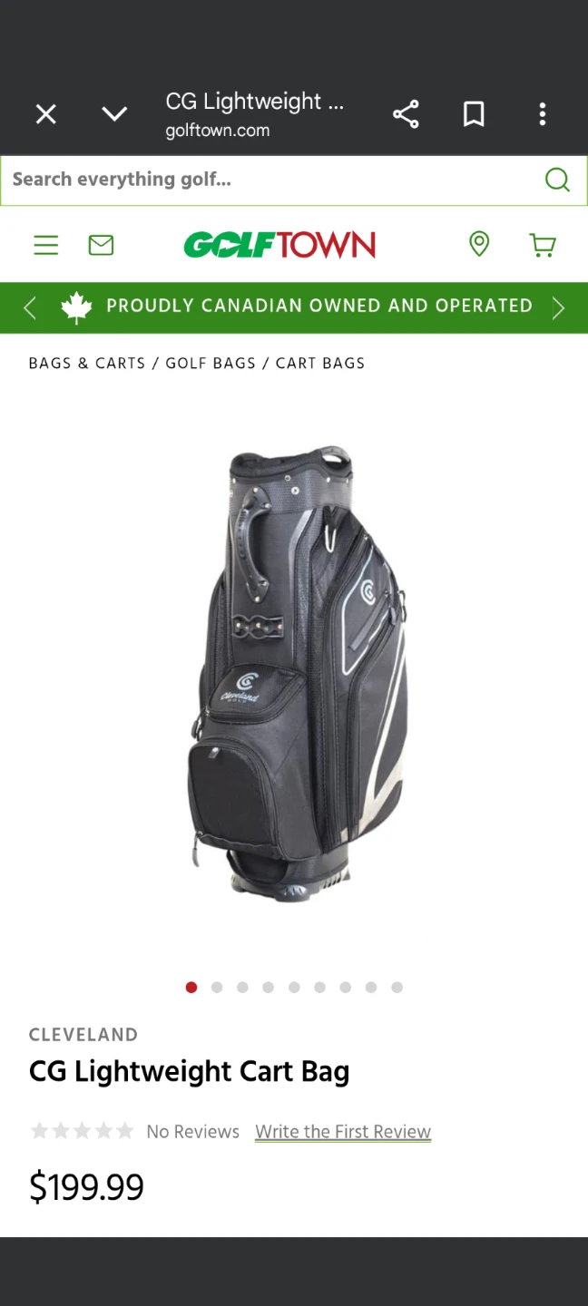 Cleveland Golf  Lightweight Cart Bag - photo 5