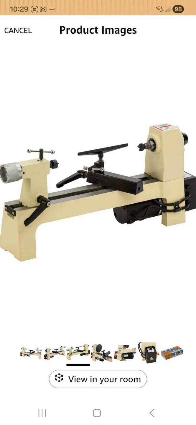 Shop Fox W1704 1/3-Horsepower Benchtop Lathe - photo 2