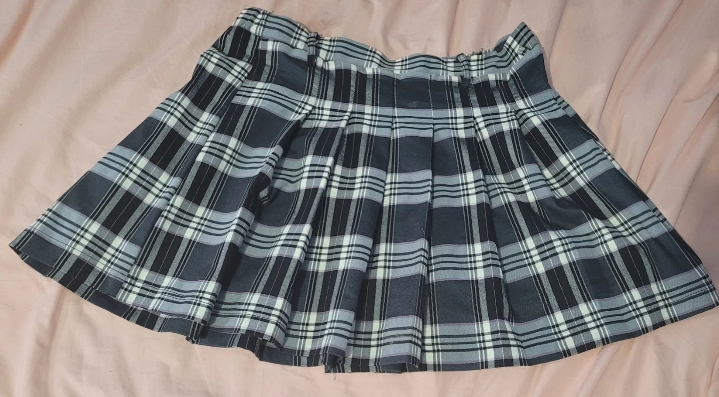 Ardene Plaid Pleated Mini Skirt