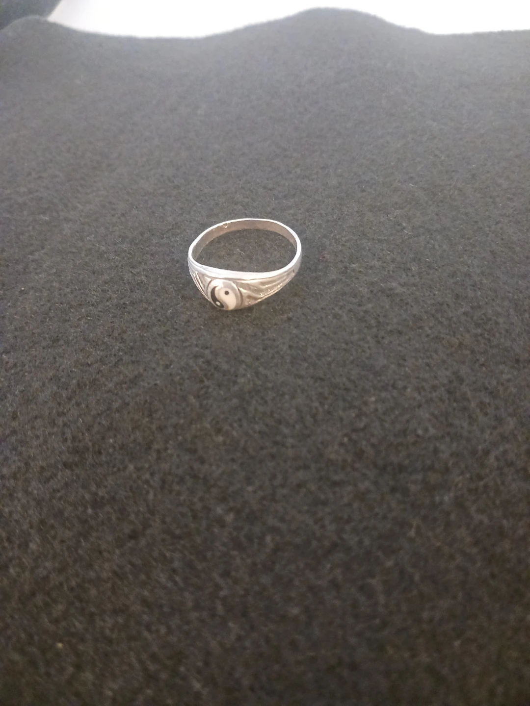 Silver Yin Yang Ring