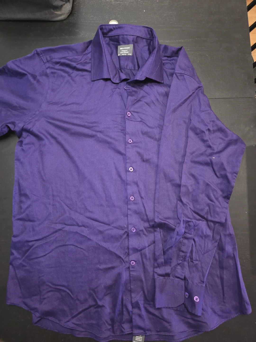 Bellissimo Modern Fit Dress Shirt - Purple, XXL/TTG - photo 2