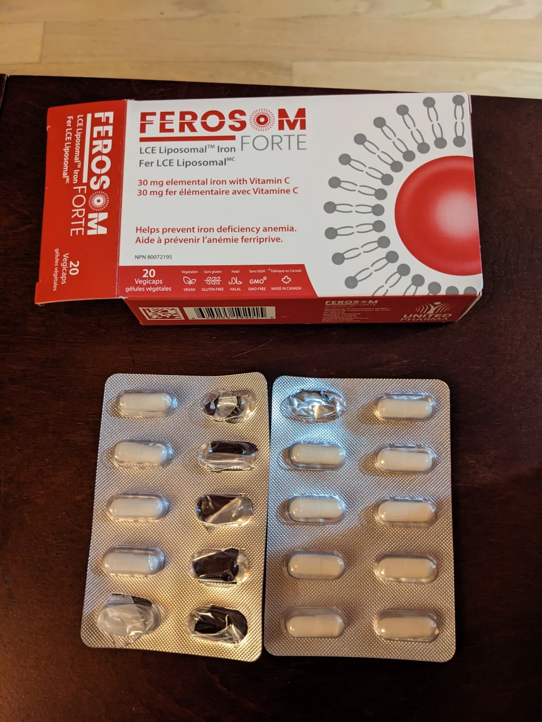 Ferosom Forte Iron with Vitamin C Capsules
