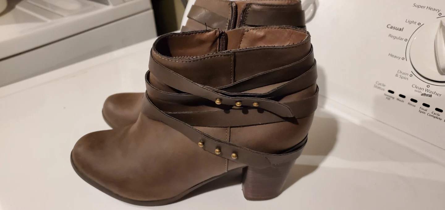 Brown Ankle Boots with heels - photo 2