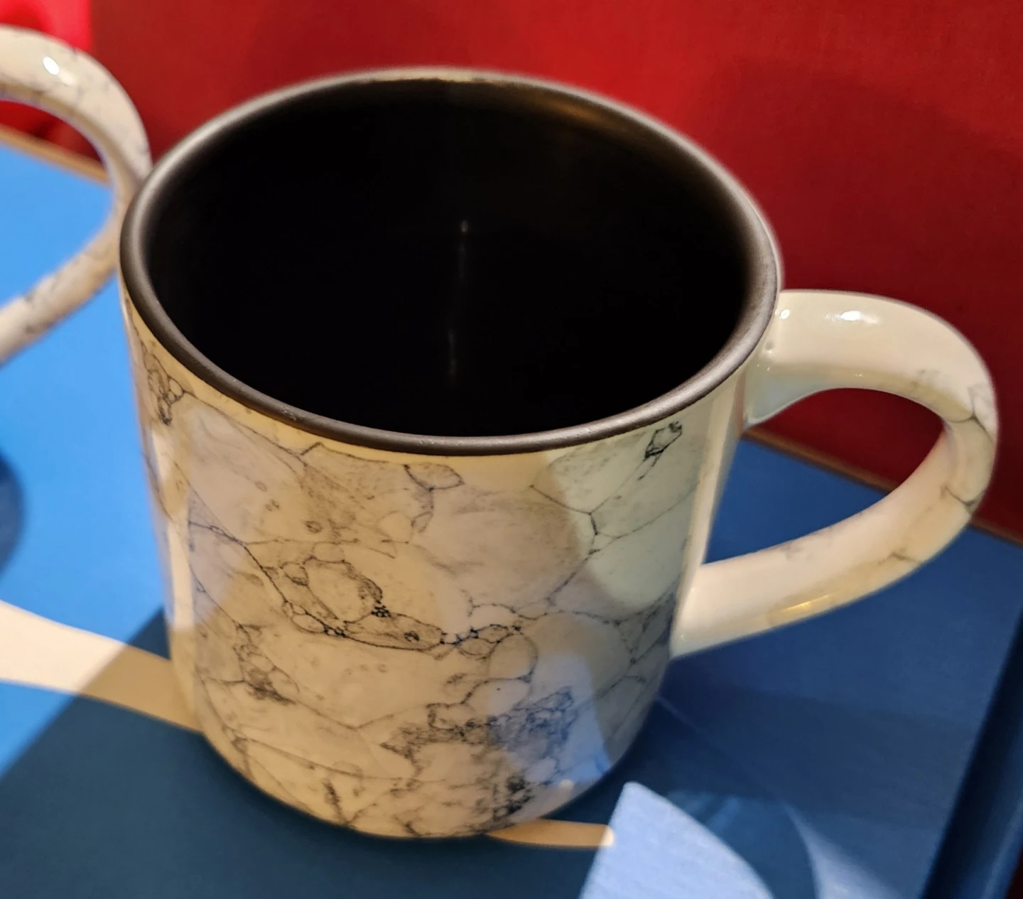 Set of 2 Marbled Mugs - photo 3