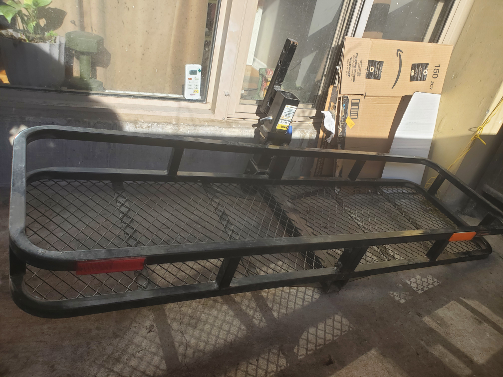 MotoMaster Hitch Basket, Steel with Folding Shank - photo 2