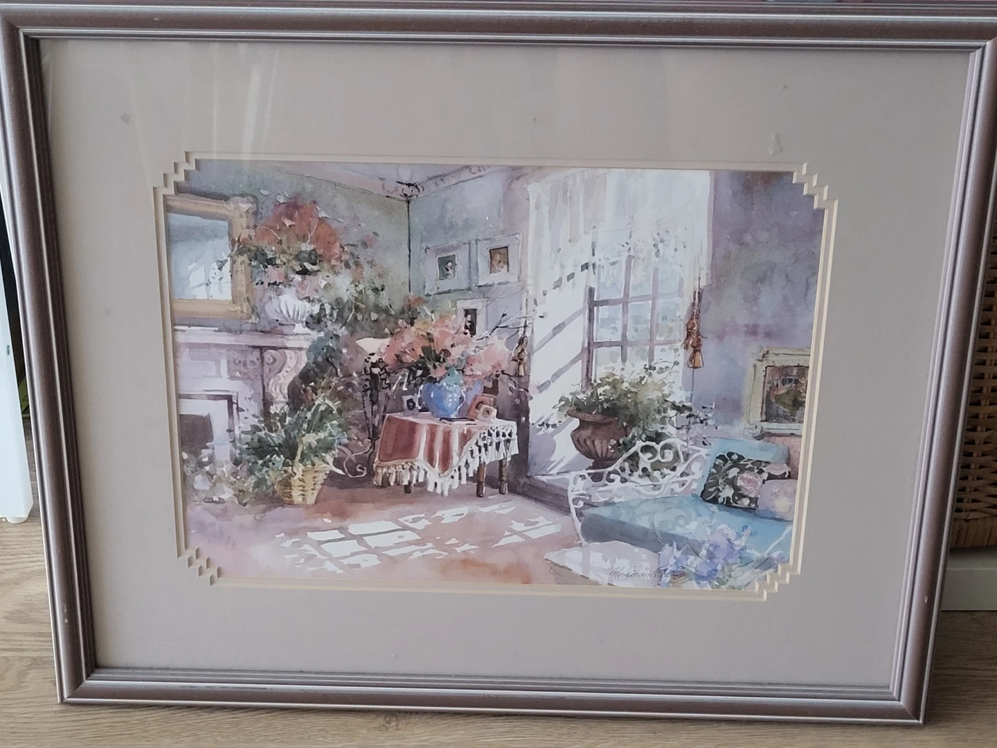 Framed Floral Wall Art – Vintage Style Home Decor