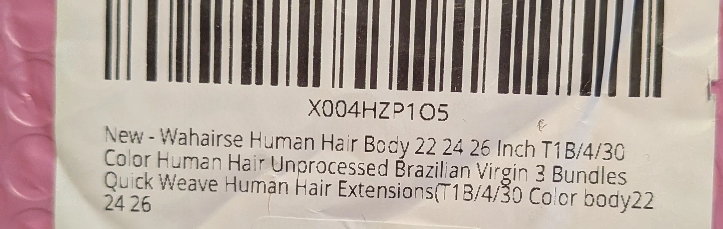 Wahairse Human Hair Body Wave Extensions 22-26 Inch