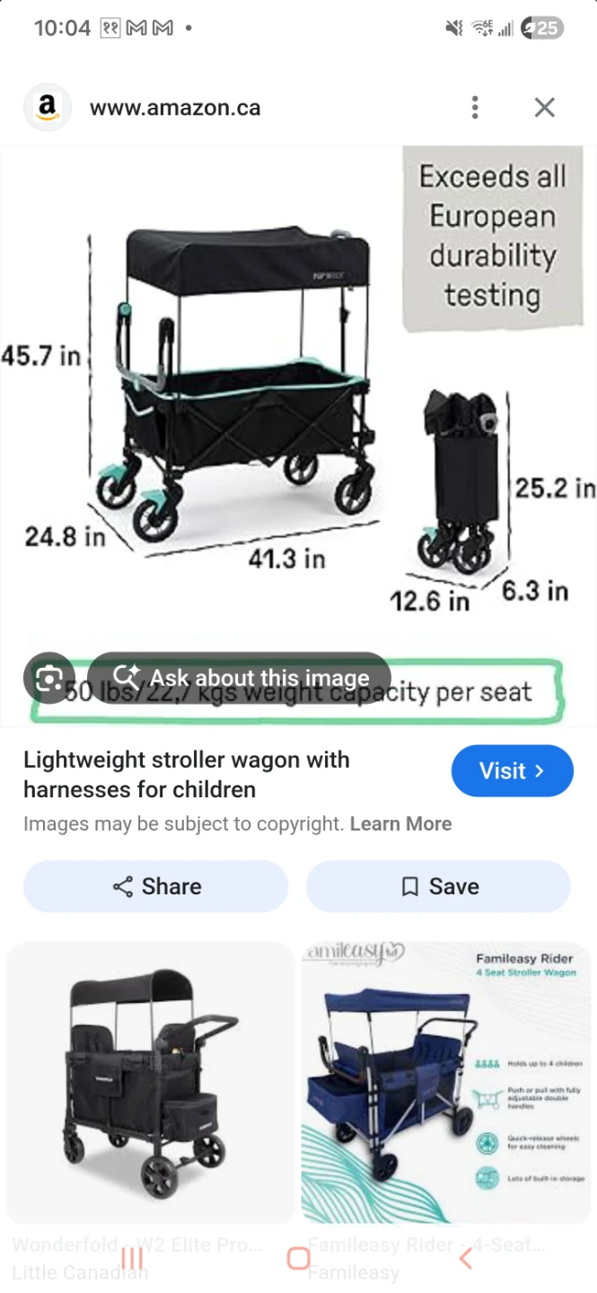Wonderfold W2 Elite Pro 4 Seat Stroller Wagon