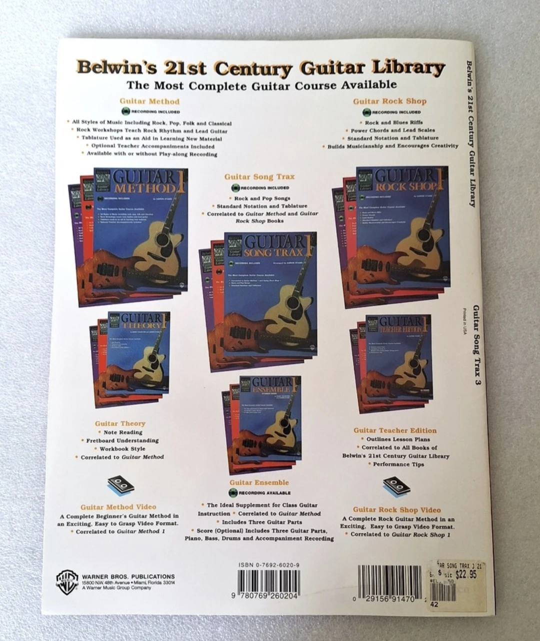 Belwin's 21st Century Guitar Library: Guitar Song Trax 3 - photo 3