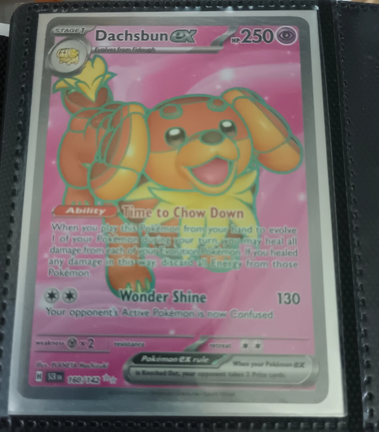 Dachsbun EX Pokemon Card