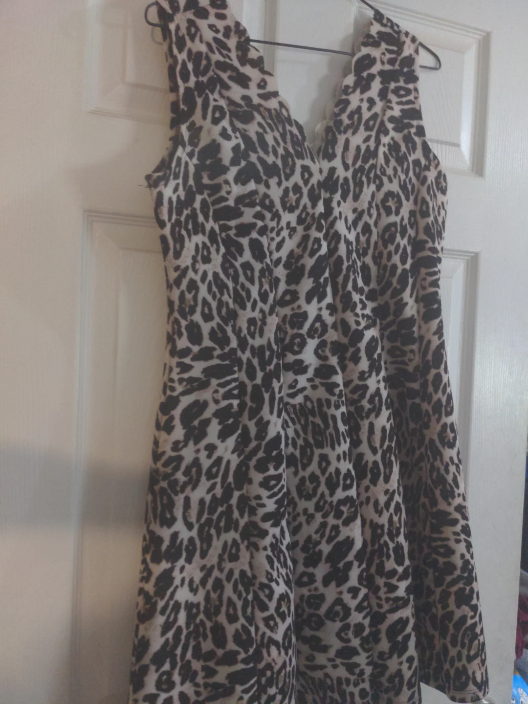 Women's Sleeveless Leopard Print Dress