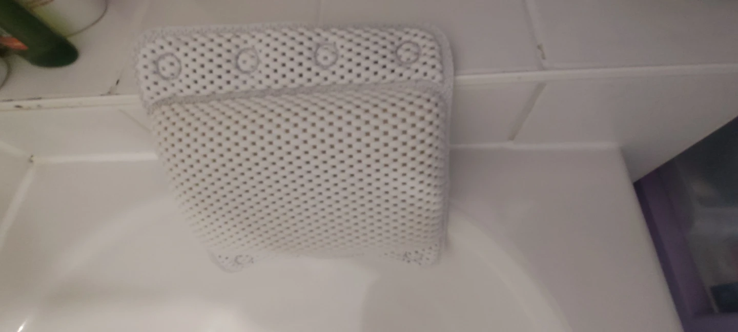 White Bath Pillow