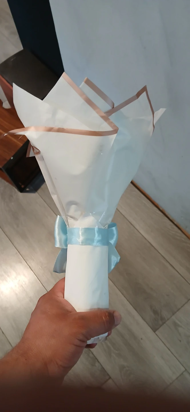 Handmade Satin Rose Bouquet - photo 3
