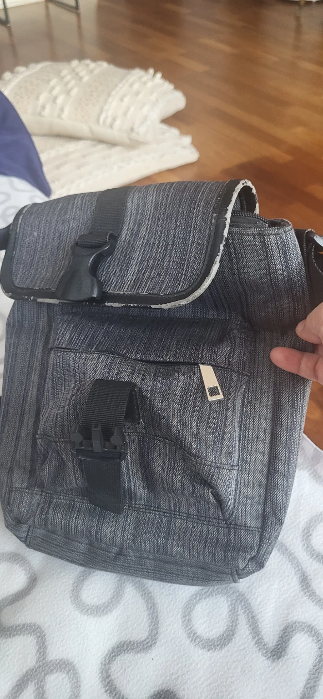 Gray Messenger Bag - photo 2