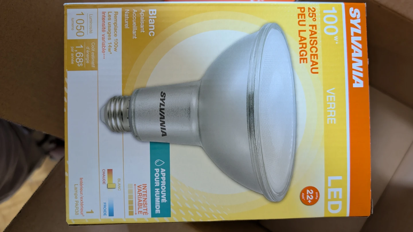 Sylvania 100W LED 25° Narrow Flood Light Bulb