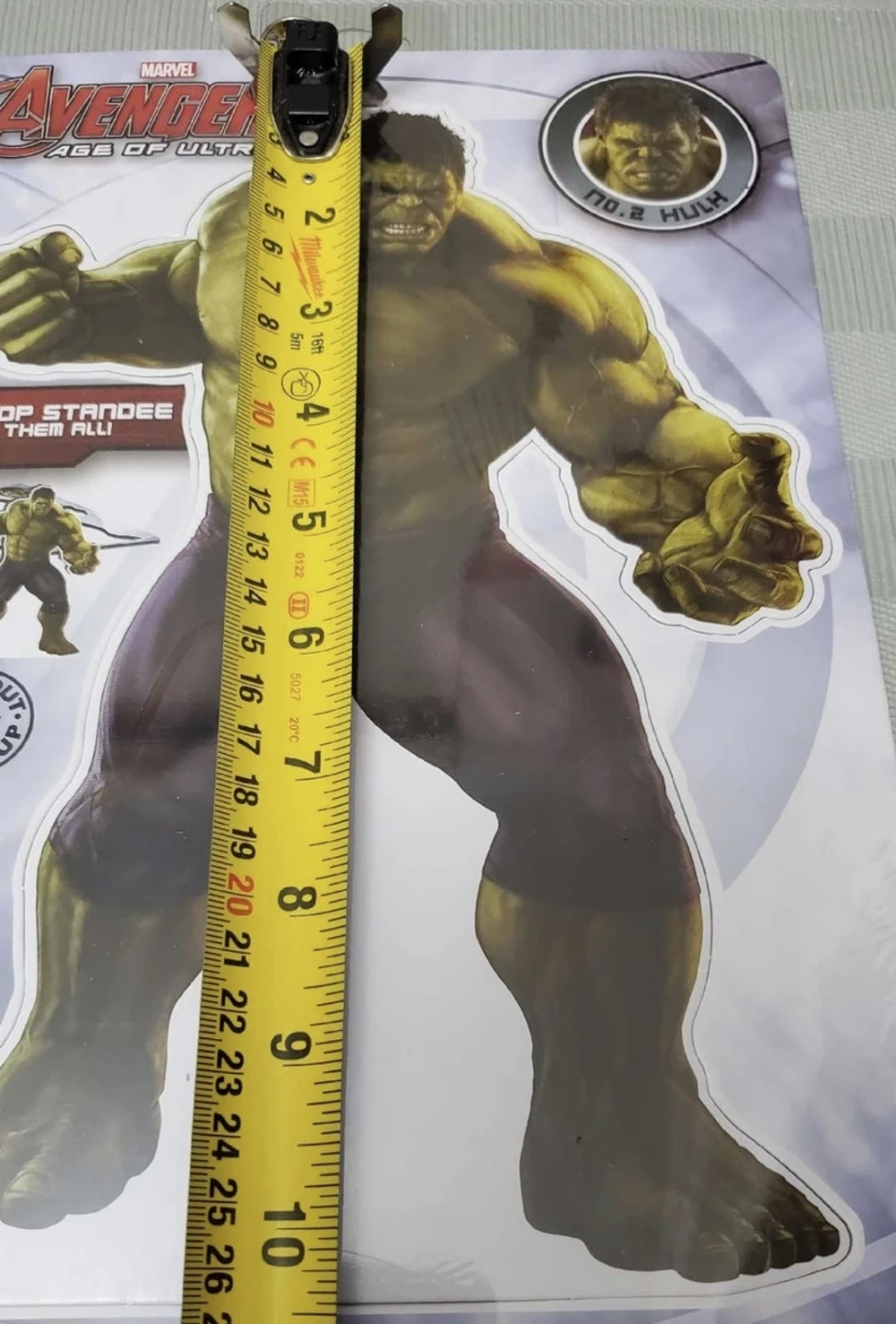 new Marvel comics the hulk desktop standee - photo 3