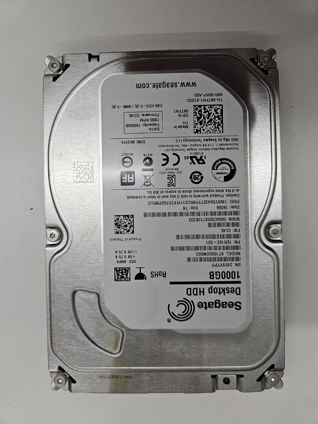 Seagate Desktop HDD 1TB SATA Hard Drive